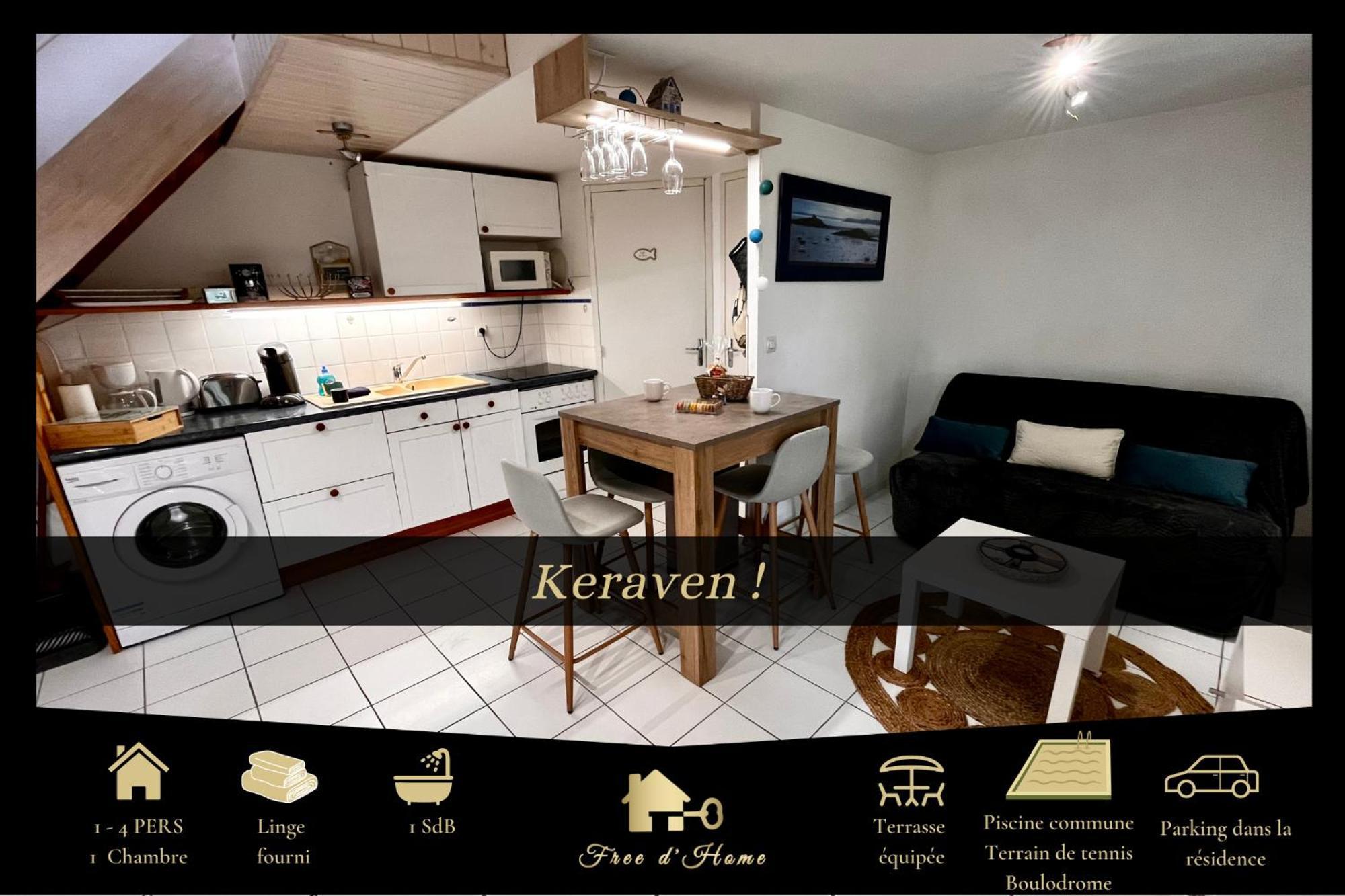 Keraven, Charmante Maisonnette, Piscine Commune 1-4 Personnes Moëlan-sur-Mer Eksteriør bilde